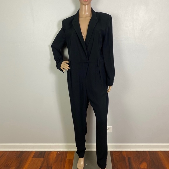 IRO REVOLVE BLACK SUIT JUMPSUIT - Picture 2 of 12